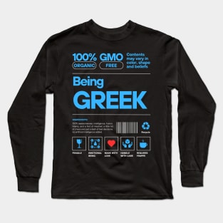 Greek Long Sleeve T-Shirt